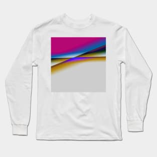 blue pink grey texture design Long Sleeve T-Shirt